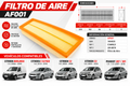 Filtro de Aire Peugeot 301 1.6 — 2013 a 2017
