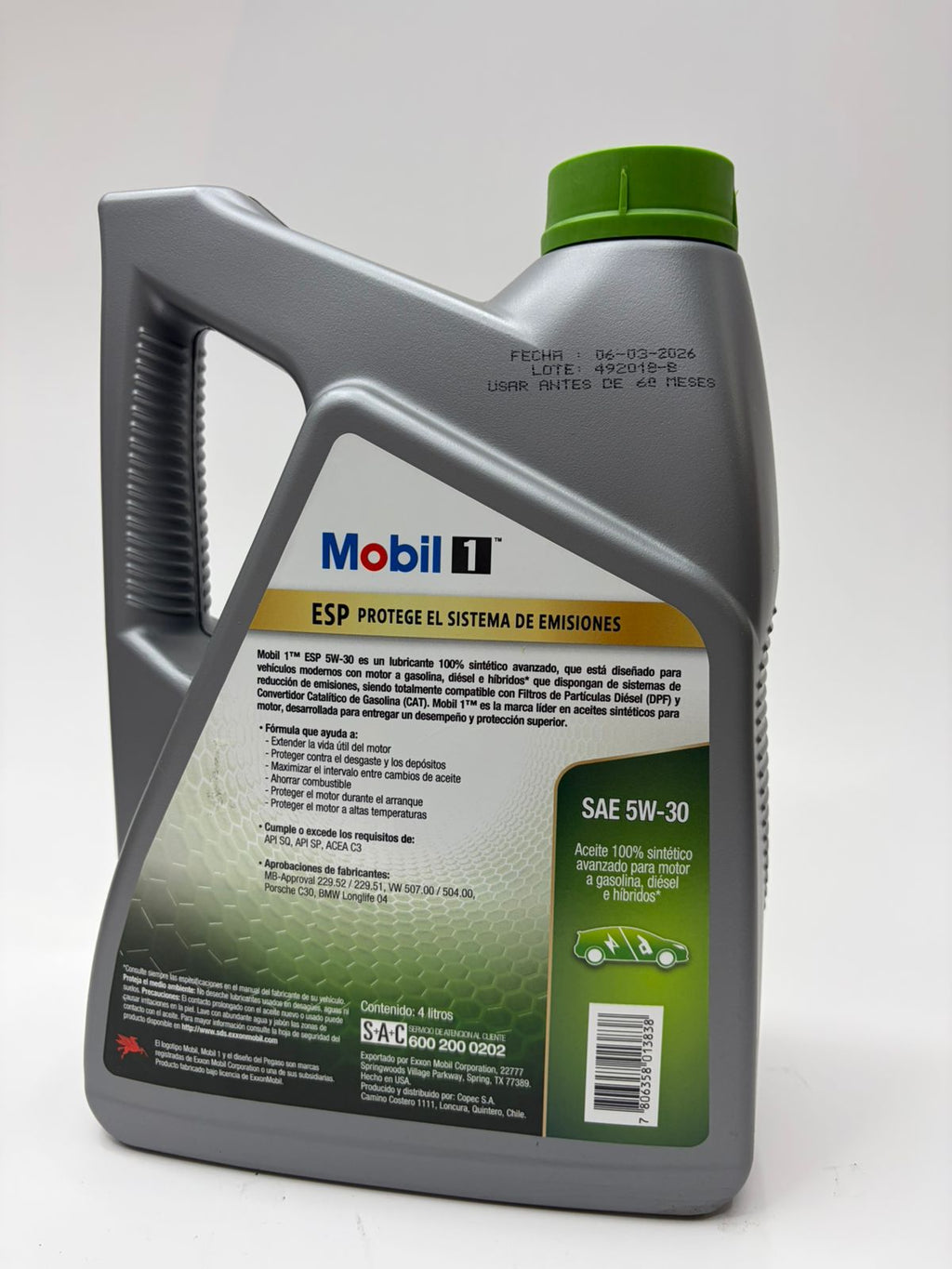 Mobil 1™ ESP 5W-30 Aceite Sintético 4 Litros